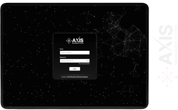 Axis login screen preview