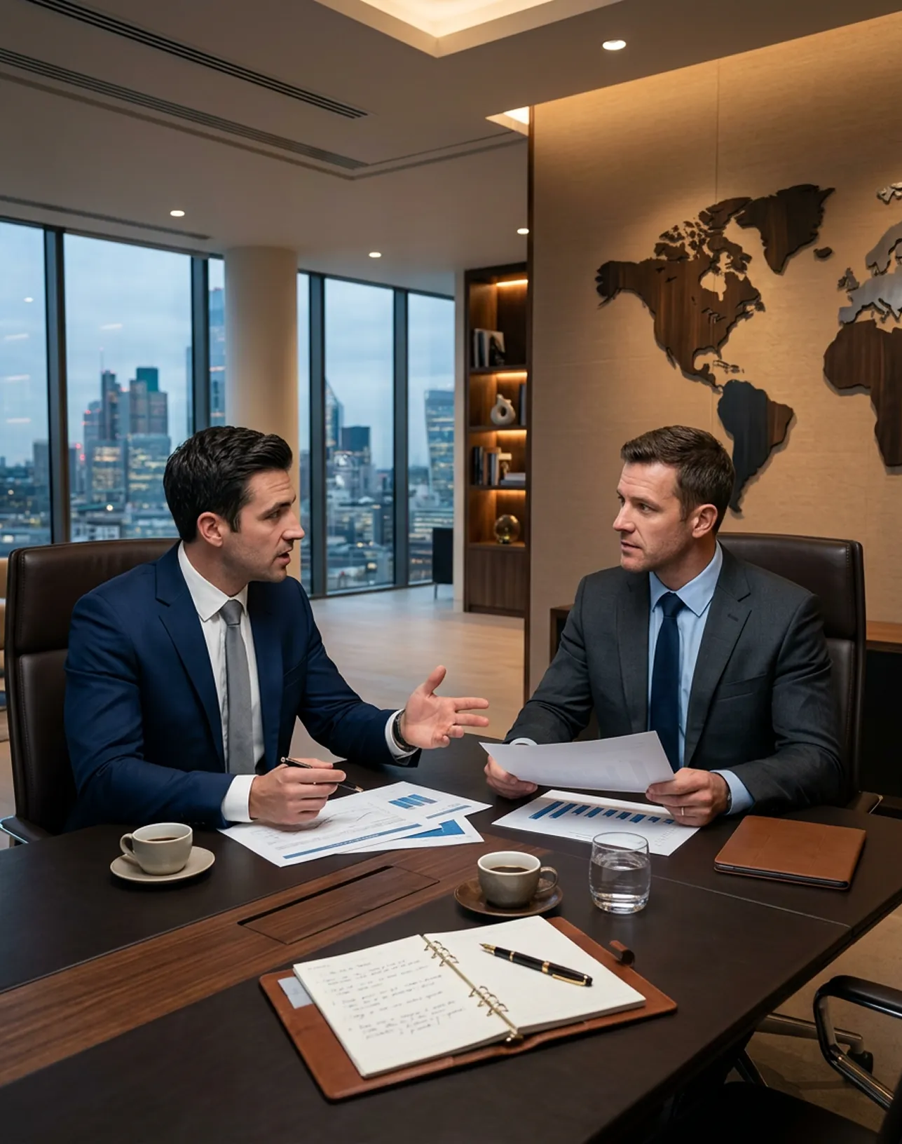 business executives meeting