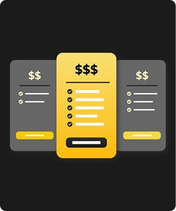 pricing table skeleton