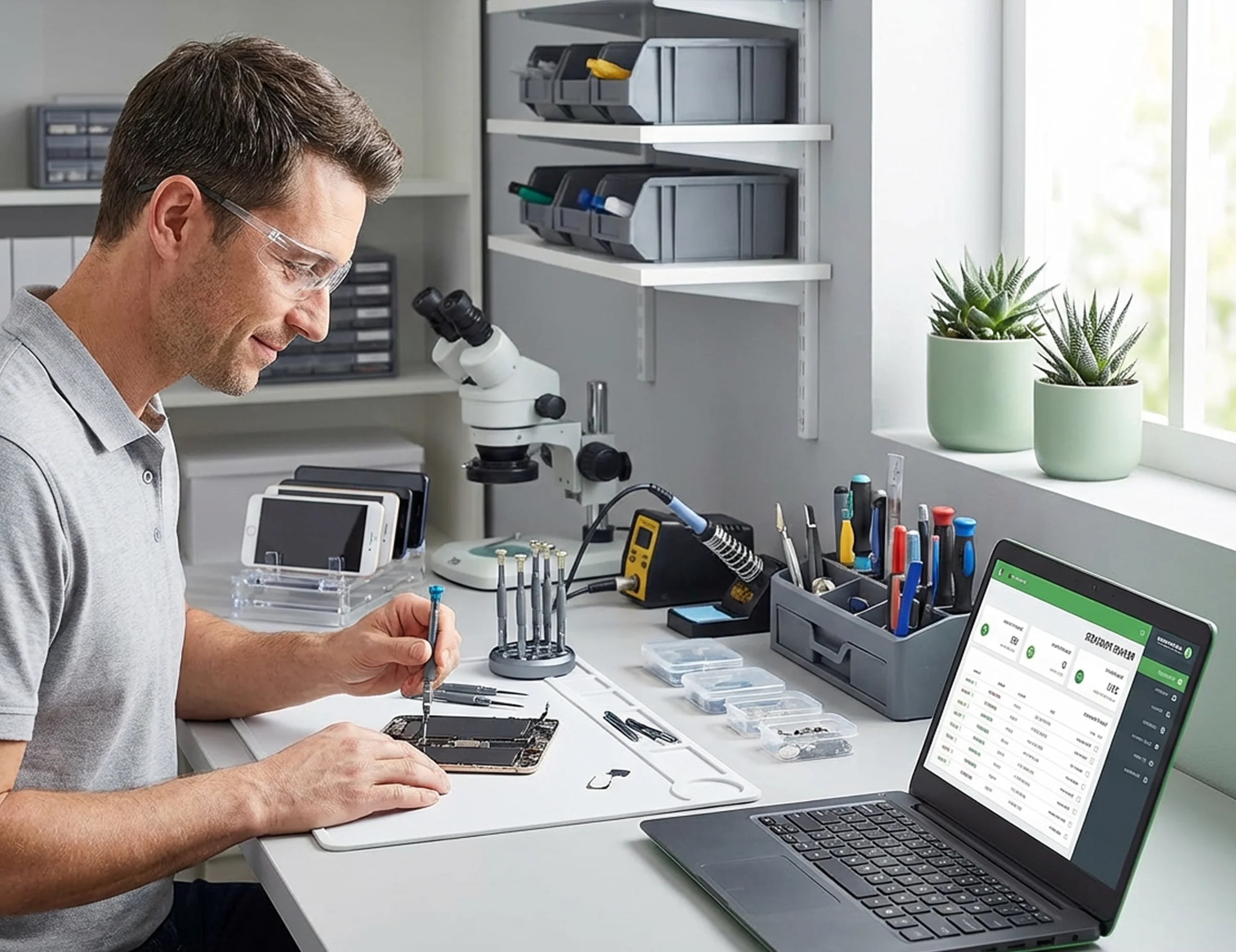 mobile repair workspace