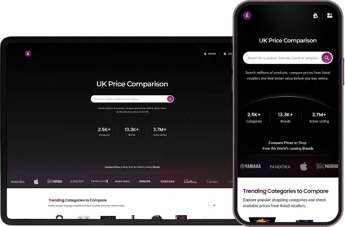 UK Price Comparison website preview